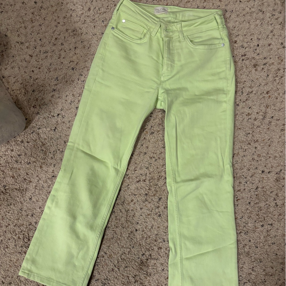 Pilcro Lime boot leg cropped denim - perfect condition